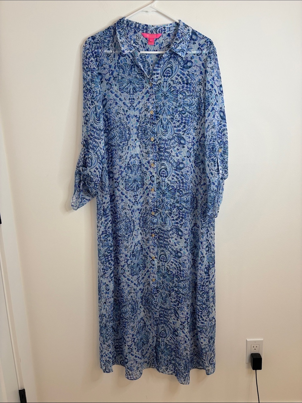 Lily Pulitzer Natalie Maxi Cover Up - Picture 2 of 9
